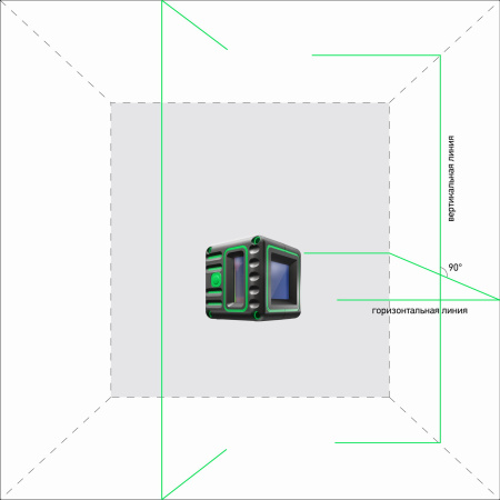 Уровень лазерный Cube 3D Green Professional Edition