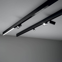 Шинопровод для низковольтных трековых светильников 1м черный FERON CABM1000 41959