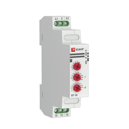 Реле времени (10 устанавливающихся функций) RT-10 12-240В PROxima EKF rt-10-12-240