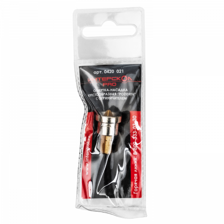 0420.021 "Pro Бита ""Pozidriv"" PZ2х25 мм, S2, с ограничителем" Интерскол 