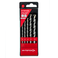 Набор сверел по кирпичу 5 шт Интерскол 19201.006