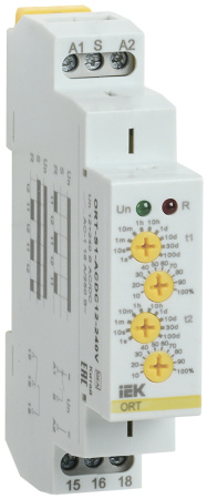 Реле циклическое ORT. 1 конт. 12-240 В AC/DC ONI ORT-S1-ACDC12-240V