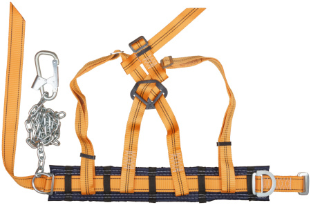 Пояс предохранительный (страховочный) УП-2ДГ (цепь) РОС 12575