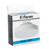 Лампа светодиодная LED 25вт GX70 дневной таблетка FERON LB-474 38270