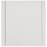 FORTE&PIANO Розетка 1-местная с заземлением с защитными шторками и крышкой безвинтовое крепление 16А IP44 FP219 белый IEK FP-R16-16-1-44-K01