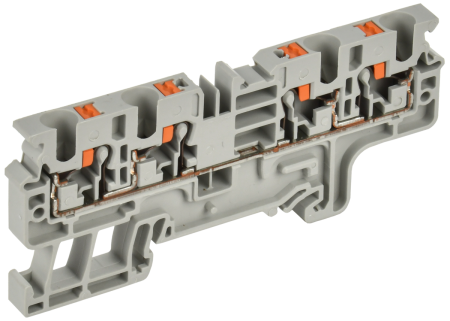 Колодка клеммная CP-MC 4 вывода 4мм2 серая IEK YCT22-00-4-K03-004