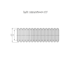 Труба гофрированная ПЛЛ легкая 350 Н безгалогенная (HF) негорючая (НГ) белая с/з д20 (100м/4800м уп/пал) Промрукав PR02.0215