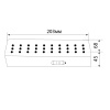 Светильник аварийный светодиодный LEDх30 6ч непостоянный IP20 FERON EL15 DC 12896
