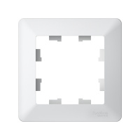 ATLASDESIGN AIR 1-постовая РАМКА, ЛОТОС/дымчатый белый Systeme Electric ATN221301