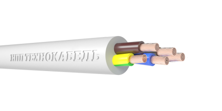 Провод ПВС 5х1,5 (4х1,5+1х1,5) ТРТС Технокабель НПП 00-00148779