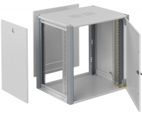 Шкаф телекоммуникационный настенный 19' 12U дверь металл IP20. 600х600х585mm(ШхГхВ) цвет серый(RAL 7035/RAL7000) SYSMATRIX WP 6612.720