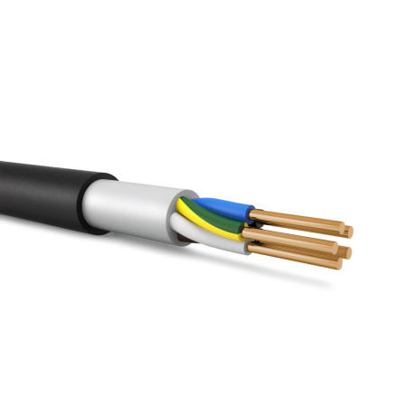 Кабель силовой ВВГнг(А)-LS 5х35ок(N, PE)-0.66 однопроволочный Энергокабель ЭИЗМ1001200