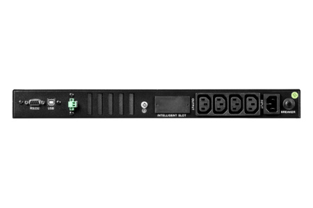 Источник бесперебойного питания Line-interactive SMTSE 750 ВА/450 Вт 1/1 1 мин Rack 4хIEC 60320 C13 USB, RS-232, SNMP, Intelligent Slot Systeme Electric SMTSE750RMI1U