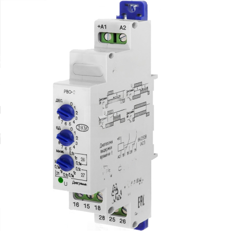 Реле времени РВО-26 0.1с-9.9мин AC/DC 24-240В УХЛ4 Меандр РВО-26 ACDC24-240В 4640016930685