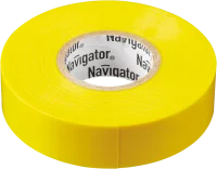 Изолента ПВХ желтая 15мм 20м Navigator Group 71105 17352