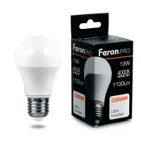 Лампа светодиодная LED 13вт Е27 белый Feron.PRO FERON LB-1013 38033