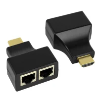 HDMI удлинитель по витой паре RJ-45, 8P-8C, 2 шт.,, REXANT 17-6916