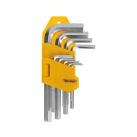 Набор ключей имбусовых HEX 1.5-10 мм, CrV, 9 шт.