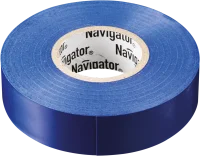 Изолента ПВХ синяя 15мм 10м NIT-B15-10/B Navigator Group 71233 17631