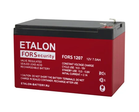 Аккумулятор FORS 12В 7Ач ETALON BATTERY FORS 1207 200-12/007S